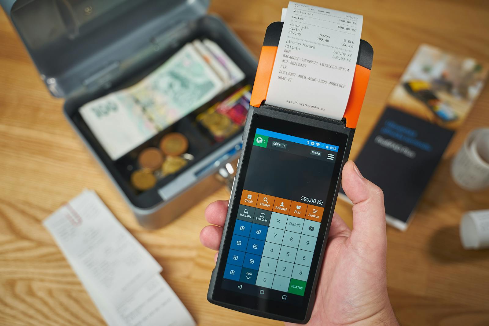 Re&ccedil;u et paiement taxi